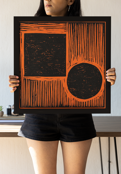 Signal 1111 - Supportive Geometric Wall Art