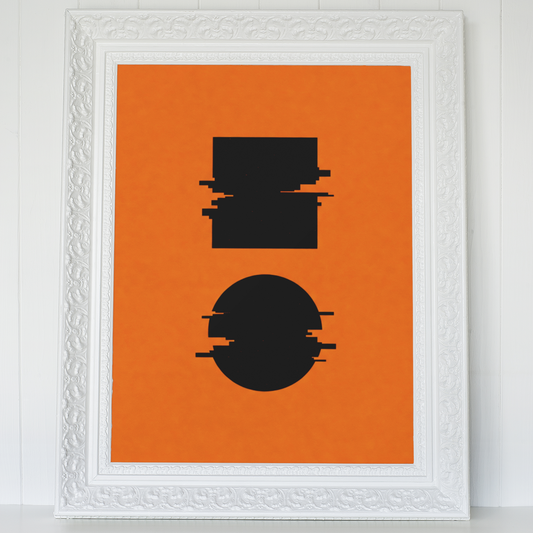 Signal 1711 - Subtle Resistance-coded Wall Decor