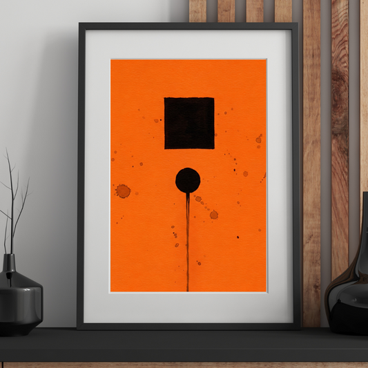 Signal 191 - Subtle Abstract Home Office Art