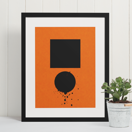Signal 1911 - Black and Orange Solidarity Political Design