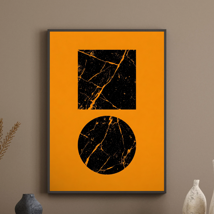 Signal 22 - Structured Home Office Art