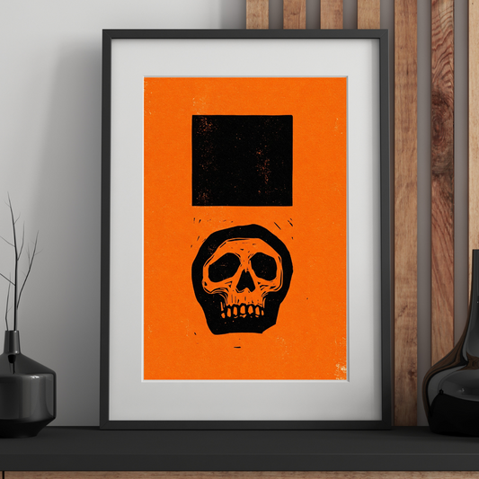 Signal 801 - Symbolic Dark Wall Art