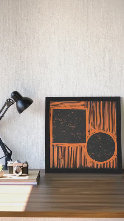 Signal 1111 - Supportive Geometric Wall Art